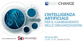 Evento online &quot;L&#039;Intelligenza Artificiale per il cambiamento delle organizzazioni&quot;